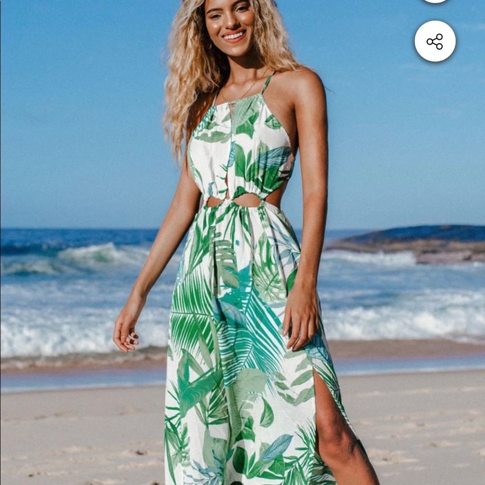 NWT CupShe cutout maxi dress/Size M